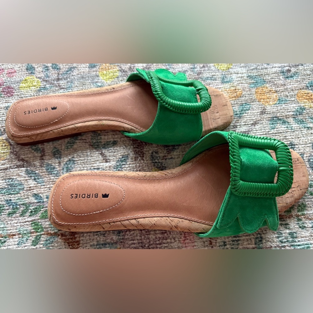 Birdies The Kiwi in Kelly Green Suede, Limited, NWOT - Picture 4 of 13